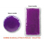 Bouillotte perles moyen modèle violet