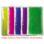 Bouillotte perles grand modèle vert