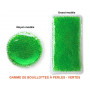 Bouillotte perles grand modèle vert