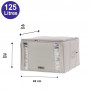 Compactor housse gain de place sous vide 125 Litres - Beige