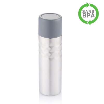 Bouteille thermos 500ml - gris