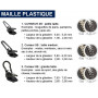 Zlideon curseurs pour fermeture plastique petite taille