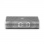 Radio réveil LED Miami Time Lexon - argent