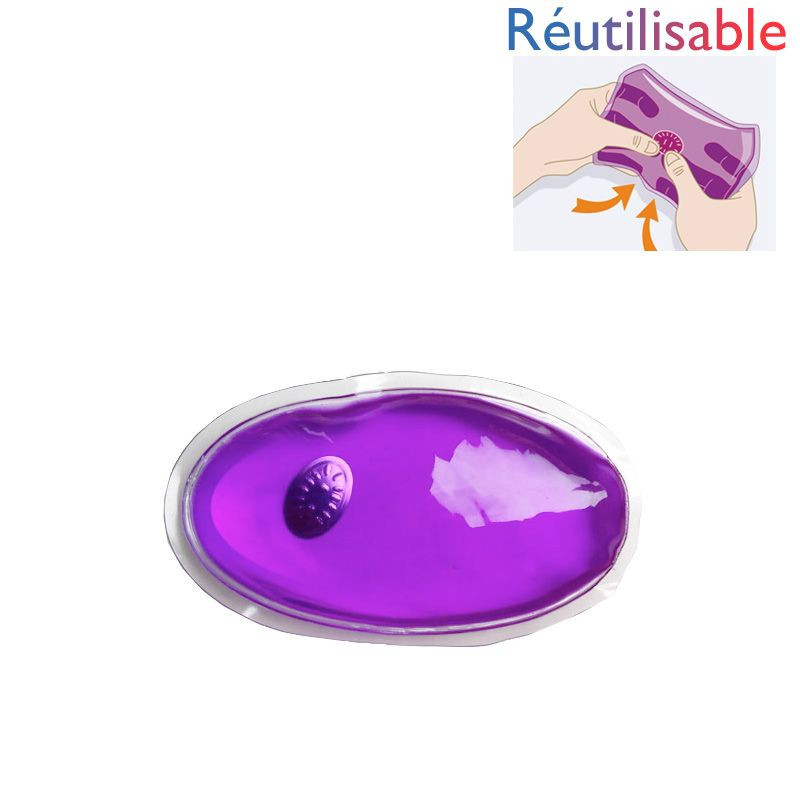 Chaufferette réutilisable - petite violette