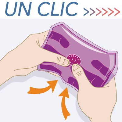 5PCS Chaufferette Main Reutilisable,Chauffe-Mains Snap Click, Chauffe Mains Enfant,Mini Bouillotte Main Chaufferette Main De Poche En Déplacement Pour Cadeau Bureau Voyage