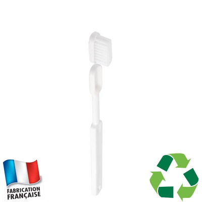 Brosse à dents écologique Caliquo - blanche