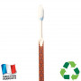 Brosse à dents écologique Caliquo - wax imprimé rouge