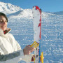 Porte-skis Klipski noir et rouge