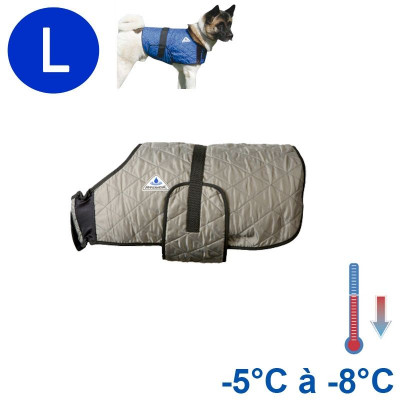 Manteau rafraîchissant pour chien HyperKewl Argenté