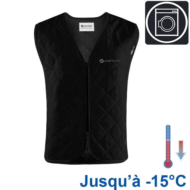 Gilet Rafraîchissant Lvkakmox Noir Taille L - Confort & Fraîcheur Par Temps Chaud