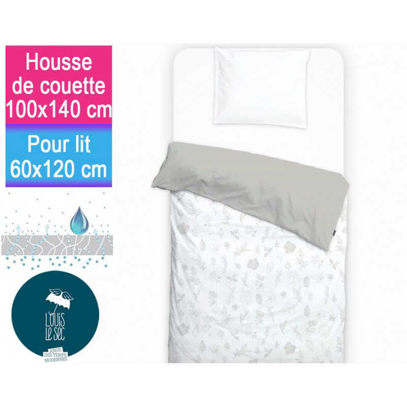 Housse De Couette Enfant Impermeable 100x140cm Pour Lit Bebe 60x1cm Housse De Couette Enfant Impermeable 100x140cm Pour Lit Bebe 60x1cm