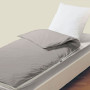 Caradou couchage enfant avec couette 90x140cm motif uni