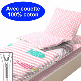 Housses de couette bébé lit évolutif ou lit bébé - 60x120 et 90x140cm