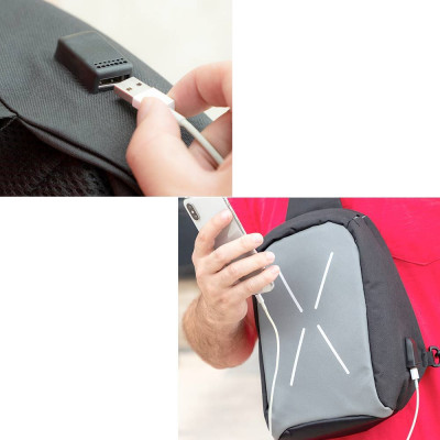 Sac clearance bandoulière antivol
