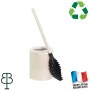 Brosse WC anti goutte beige