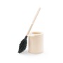 Brosse WC anti goutte beige