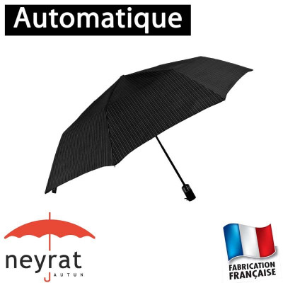 Parapluie pliant mini rayures