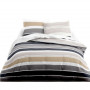 Housse de couette zippée Mawira 240X260cm Authentic rayures