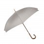 Parapluie long automatique uni gris