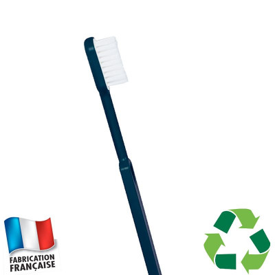 Brosse à dents bioplastique bleu marine