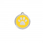 Médaille chien personnalisable Pattes