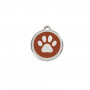 Médaille chien personnalisable Pattes