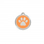 Médaille chien personnalisable Pattes