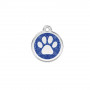 Médaille chien personnalisable Paillette Pattes