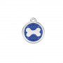 Médaille chien personnalisable Paillette Os