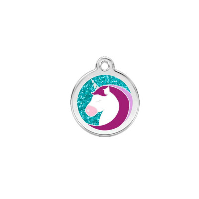 Médaille chien personnalisable Paillettes