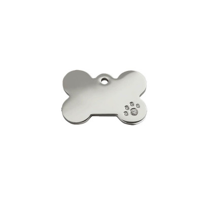 Médaille chien personnalisable Swarovski