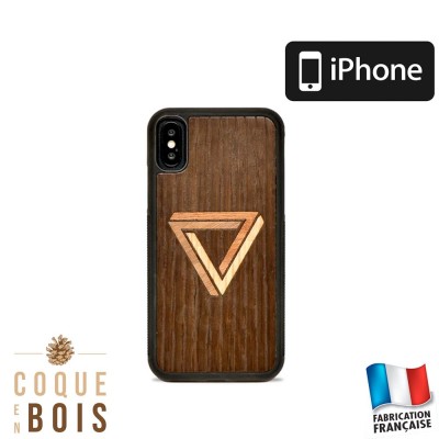 Coque en Bois Triangle