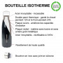 Bouteille isotherme Yoko unie 500ml