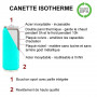 Canette isotherme Yoko Duo 280ml