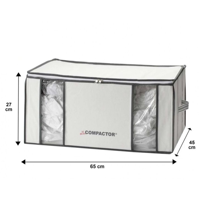 COMPACTOR Housse de rangement sous vide XXL 210L 65 x 50 x 27 cm -  Cdiscount Maison