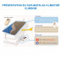 Sur-matelas rafraîchissant Climsom Intense 70x100cm