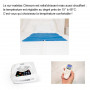 Sur-matelas rafraîchissant Climsom Intense 70x100cm