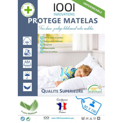 Alèse Imperméable Protège Matelas 190 x 90 cm 