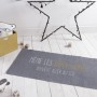 Tapis Enfant Imprimé Heros En Coton - Bleu - 60x120 Cm - Today