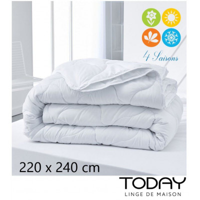 Vounot® Couette 4 Saisons 220x240 Cm 3 En 1-200g/m² 300g/m²= 500g