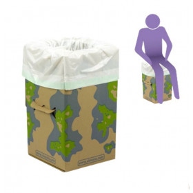 WC sèche pliante en carton