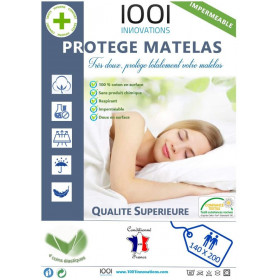 PROTEGE MATELAS IMPERMEABLE 140X200 CM