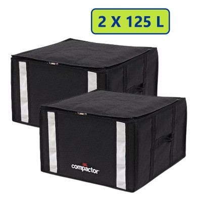 Housse compactor XXL noir + 2 housses