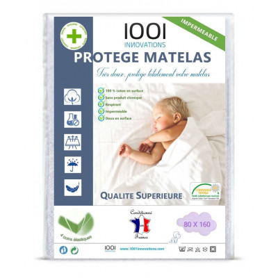 Protège matelas 90x140 imperméable et respirant-chambrekids