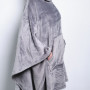 Poncho Plaid Ultra Doux Taille unique