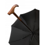 Parapluie Canne Manuel Noir avec Poignée Réglable