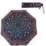 Parapluie Pliant Noir Petites Fleurs Colorées Neyrat