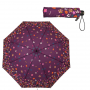 Parapluie Pliant Prune Petites Fleurs Colorées Neyrat