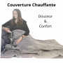 Couverture Chauffante Electrique Grise