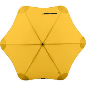 Parapluie tempête anti-vent Blunt jaune grande taille XL, ne se retourne pas